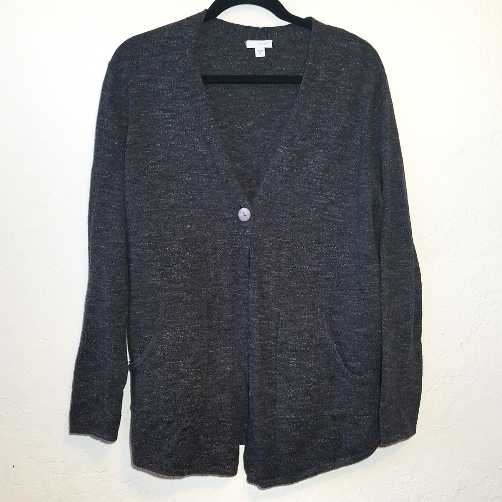 J. Jill Pure Jill Grey Cardigan